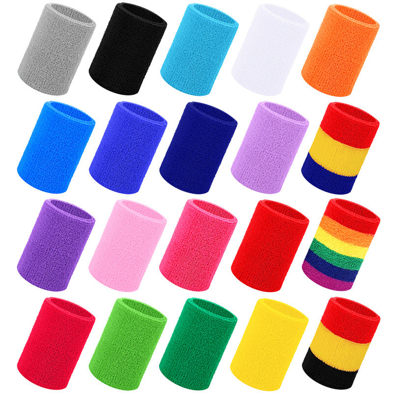 Sweat-Absorbent Wristbands for Sports Fitness