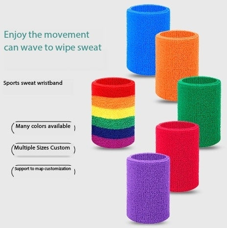 Sweat-Absorbent Wristbands for Sports Fitness