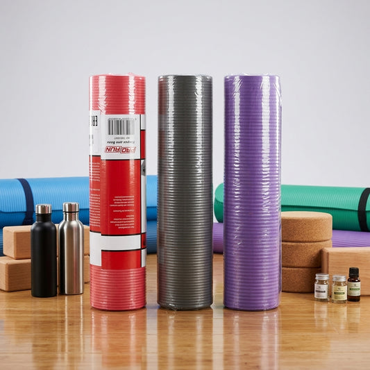 NBR Striped Yoga Mat